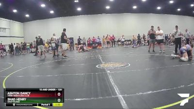 120 lbs Cons. Round 5 - Ashton Dancy, Tribe Wrestling Club vs Shad Henry, Unattached