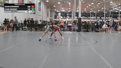 134 lbs Rr Rnd 1 - Gavin Nordberg, Homegrown White - HSC vs Louie Kennedy, VHW Blue - HSC