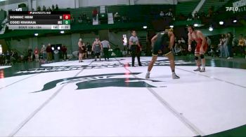 184 lbs Quarterfinal - Dominic Heim, Northern Illinois vs Codei Khawaja, Michigan