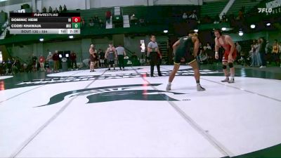 184 lbs Quarterfinal - Dominic Heim, Northern Illinois vs Codei Khawaja, Michigan
