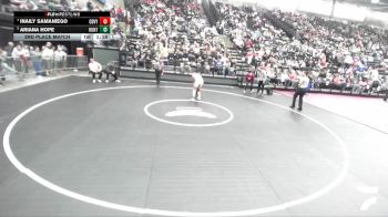 5A 145 lbs 3rd Place Match - Ariana Hope, Hunter vs Inaily Samaniego, Cedar Valley