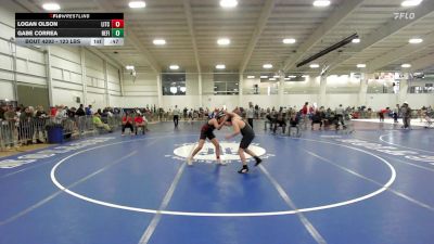 123 lbs Consi Of 8 #1 - Logan Olson, Litchfield vs Gabe Correa, Refinery WC