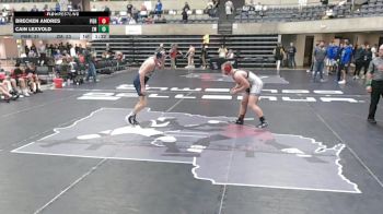 189 lbs Round 3 (4 Team) - Brecken Andres, Pierz, MN vs Cain Lexvold, Zumbrota-Mazeppa, MN