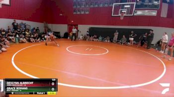 120 lbs Round 7 (8 Team) - Devlynn Albrecht, Hired Guns Black vs Grace Romans, Best Trained