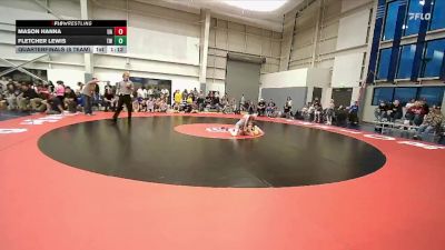 74 lbs Quarterfinals (8 Team) - Fletcher Lewis, Wyoming Gold vs Mason Hanna, Allstar