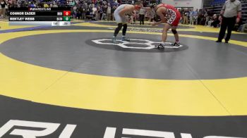 157 lbs Cons. Round 4 - Connor Eader, Mohawk vs Bentley Webb, Bath