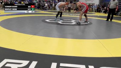 157 lbs Cons. Round 4 - Connor Eader, Mohawk vs Bentley Webb, Bath