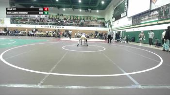 126 lbs Champ. Round 1 - Luke Vo, Redlands vs Benjamin Jimenez, Nordhoff