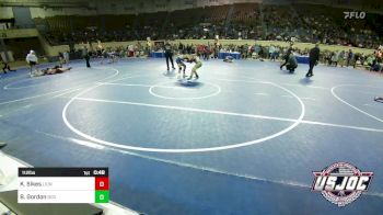 112 lbs Consi Of 16 #2 - Kingston `Rooster` Sikes, Lions Wrestling Academy vs Brayson Gordon, Blaine County Grapplers