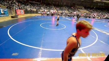 100 lbs Round Of 32 - Jaxson Bowman, GGB Ohio vs KELTON DOUCET, Kansas Young Guns