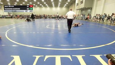 75 lbs Rr Rnd 1 - Max Moyer, The Hunt WC Black - EL vs Talmadge Dawkins, Roundtree Wrestling Academy - EL
