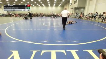 75 lbs Rr Rnd 1 - Max Moyer, The Hunt WC Black - EL vs Talmadge Dawkins, Roundtree Wrestling Academy - EL