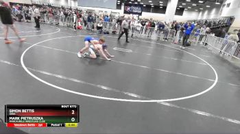 106 lbs Cons. Round 5 - Mark Pietruszka, MarcAurele Wrestling Club vs Simon Bettis, Iowa