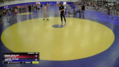 130 lbs Quarterfinal - Isaiah Smalley, Douglas Mat Club vs Jasper Victor, Sweet Home