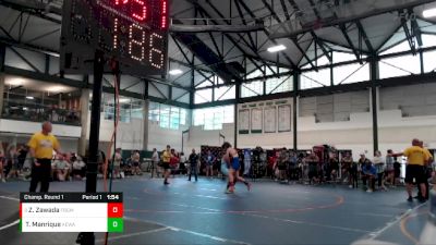 186-199 lbs Champ. Round 1 - Zack Zawada, Hoffman Estates (H.S.) vs Triston Manrique, OTHS Panthers