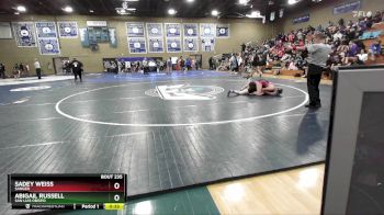 115 lbs Cons. Round 4 - Abigail Russell, San Luis Obispo vs Sadey Weiss, Sanger