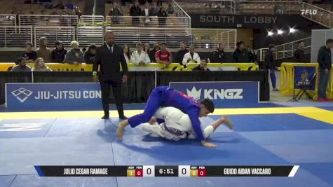 Guido Aidan Vaccaro vs Julio Cesar Ramage 2025 Pan Jiu Jitsu IBJJF Championship