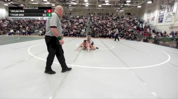 Boys 175 lbs 1st Place Match - Tyler Eise, Gilroy Boys vs Dylan Pile, Los Gatos Boys