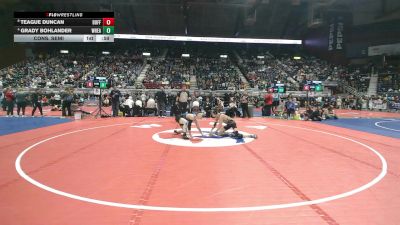 3A-126 lbs Cons. Semi - Grady Bohlander, Wheatland vs Teague Duncan, Buffalo