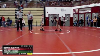 69-71 lbs Cons. Round 2 - Trenton Jackson, Marauder Wrestling Club vs Derrick Buchanan, Mount Vernon Wrestling Club