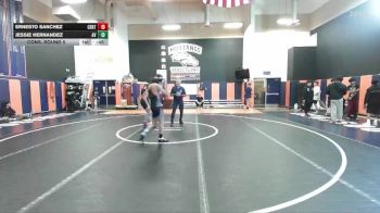 126 lbs Cons. Round 5 - Ernesto Sanchez, Centennial (Corona) vs Jessie Hernandez, Apple Valley
