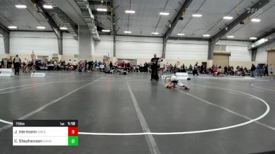 75 lbs Rr Rnd 3 - Jackson Hermann, Greater Heights Wrestling vs Caden Stephenson, Sanderson Wrestling Academy