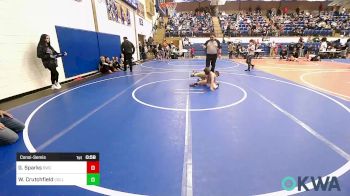 55 lbs Consolation - Gavin Sparks, Salina Wrestling Club vs William Crutchfield, Collinsville Cardinal Youth Wrestling