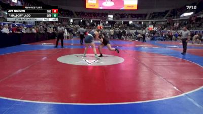 6-7A 185 1st Place Match - Mallory Ladd, Enterprise HS vs Ava Nguyen, Thompson HS