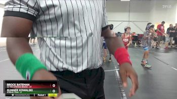 48 lbs Round 1 (6 Team) - Brock Bateman, U2 The Uprising Begins vs Gunner Kowalski, Xtreme Team