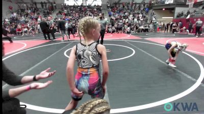 46 lbs Rr Rnd 1 - Dilynn Burch, Team Tulsa Wrestling Club vs Wesley Nelson, Owasso Takedown Club