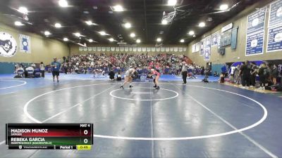 125 lbs Cons. Round 2 - Rebeka Garcia, Independence (Bakersfield) vs Madison Munoz, Sanger