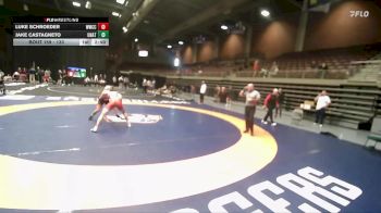 133 lbs 1st Place Match - Jake Castagneto, Unattached vs Luke Schroeder, Western Wyoming Community College