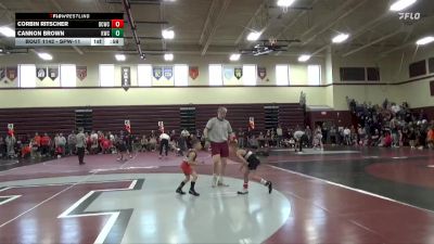 SPW-11 lbs Semifinal - Corbin Ritscher, Benton Community Wrestling Clu vs Cannon Brown, Knights Wrestling Club