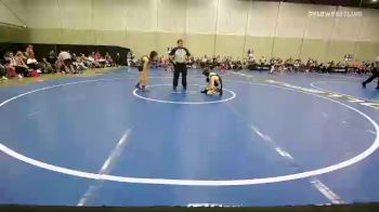 90 lbs Rr Rnd 4 - Michael Banuelos, Pomona Elite 14U vs Zaelynn Bear, Mojo Grappling Academy 14U