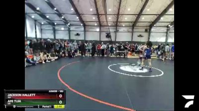 182 lbs Cons. Round 2 - Jackson Hallett, WA vs Ami Tuia, OR