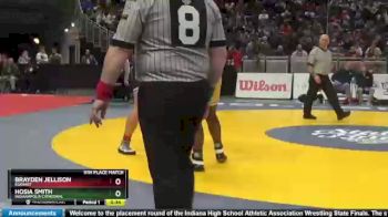 285 lbs 5th Place Match - Hosia Smith, Indianapolis Cathedral vs Brayden Jellison, Elkhart