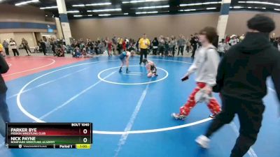 83 lbs Quarterfinal - Parker Bye, Mission Wrestling Club vs Nick Payne, Boneyard Wrestling Academy