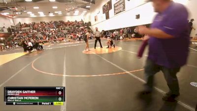 138 lbs Cons. Round 3 - Drayden Gaither, Moses Lake vs Christian McFeron, Walla Walla