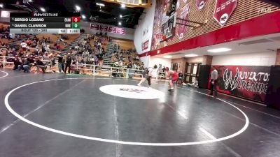 285 lbs Quarterfinal - Sergio Lozano, Evanston vs Daniel Clawson, Riverton