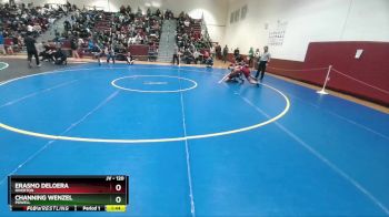 120 lbs Cons. Round 2 - Channing Wenzel, Powell vs Erasmo Deloera, Riverton