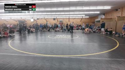 95 lbs Quarterfinal - Vancen Small, Endicott vs Brantley Shaffer, Jersey Shore