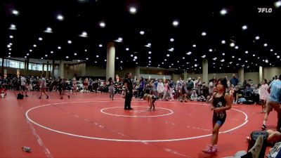 48 lbs 4th Wrestleback (16 Team) - Isla Baker, AR-15 Pink vs Addison Jenkins, Don`t Be Jelly