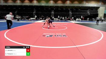 149 lbs Round Of 16 - Jaron Jensen, Wyoming vs Elijah Palacio, Menlo