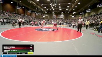 Champ. Round 1 - Zach Powell, Grantsville vs Nathan Dotson, Morgan