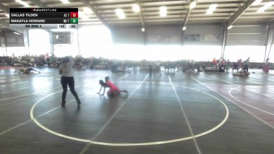 58 lbs Rr Rnd 3 - Dallas Tilden, AZ Tilters vs Makayla Howard, No Team