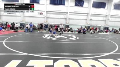 B-45 lbs Semifinal - Maverick Shank, WV vs Wade Roark, OH