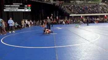 60 lbs Cons. Round 2 - Wyatt Steffensen, Flat Earth Wrestling Club vs Corbin Ritscher, Big Game Wrestling Club