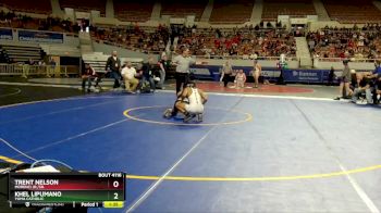 D4-113 lbs Quarterfinal - Khel Lipumano, Yuma Catholic vs Trent Nelson, Morenci Jr./Sr.
