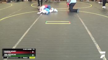 70 lbs Round 1 - Mason Hovey, Unattached vs Zeb Heavican, Unattached