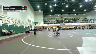 138 lbs Cons. Round 2 - Dylan Lee, Simi Valley vs Maximo Cornejo, Nordhoff